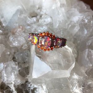 Fire Opal stunning ring